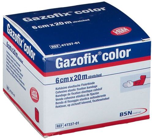 BSN medical Gazofix® color 6 cm x 20 m pink 1 St Binden