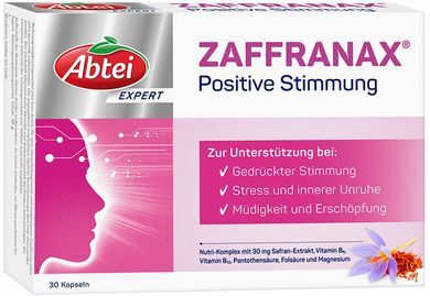 Omega Pharma Deutschland GmbH Abtei Expert Zaffranax® Positive Stimmung 30 St Kapseln