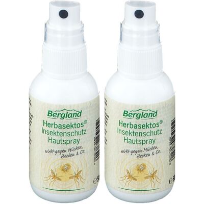 Bergland Insektenschutz Hautspray Herbasektos 2x 2x50 ml Spray Bergland Insektenschutz Hautspray Herbasektos 2x 2x50 ml Spray