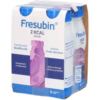 Fresubin 2 kcal Drink Waldfrucht Trinkflasche 4x200 ml Lösung Fresubin 2 kcal Drink Waldfrucht Trinkflasche 4x200 ml Lösung