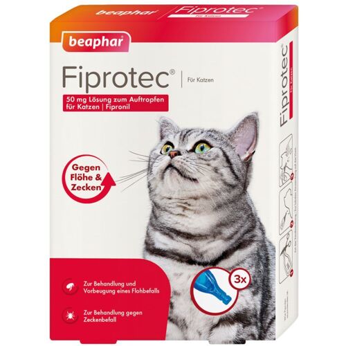Fiprotec 50 mg Lösung zum Auftropfen für Katzen 3x0,5 ml Tropfen