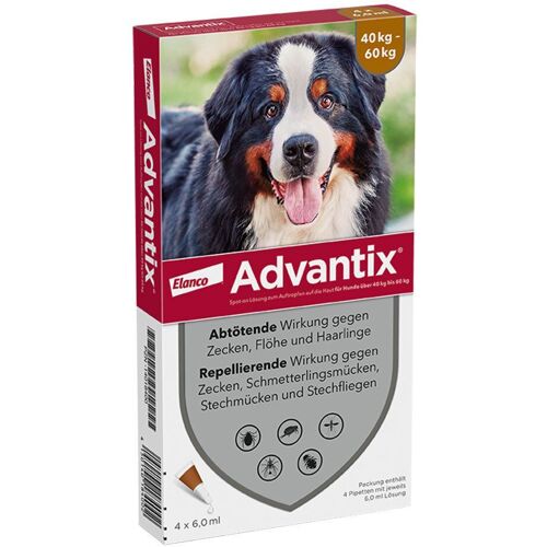 Advantix Spot-on Lsg.z.Auftr.a.d.H.f.Hund 40-60 kg 4x6 ml Lösung
