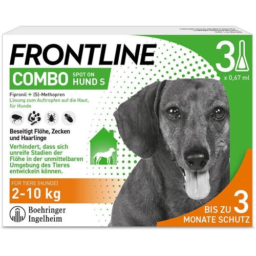 Frontline Combo Spot on Hund S Lsg.z.Auft.a.Haut 3 St Einzeldosispipetten