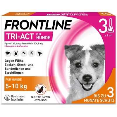 Boehringer Ingelheim Frontline Tri-Act Hund 5-10kg - Parasitenabwehr Boehringer Ingelheim Frontline Tri-Act Hund 5-10kg - Parasitenabwehr