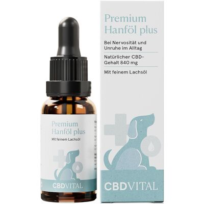 CBD Vital Hanföl Tropfen für Hunde - Natürliches CBD Öl 20ml CBD Vital Hanföl Tropfen für Hunde - Natürliches CBD Öl 20ml