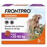 Frontpro 136 mg Kautabletten f.Hunde >25-50 kg 3 St