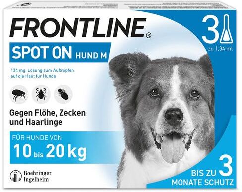 Frontline® Hund M 10 - 20 kg 3X1,34 ml Lösung