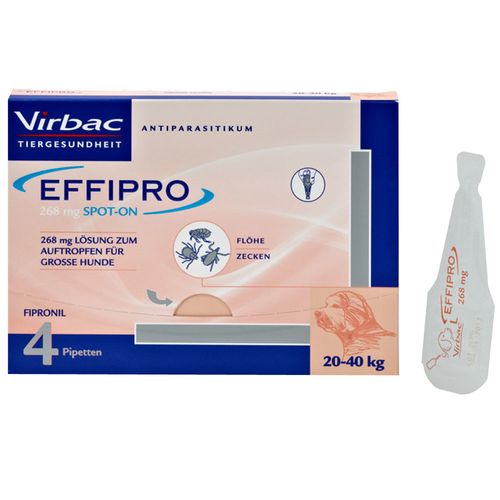 Virbac Effipro® 268 mg Spot-on Antiparasitikum 4 St Lösung