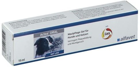 alfavet Actea® Oral Maulpflege-Gel für Hunde und Katzen 15 ml Gel