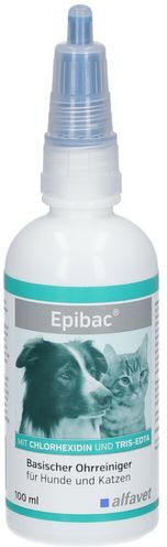 alfavet Epibac® Ohrenreiniger für Hunde und Katzen 100 ml Lösung