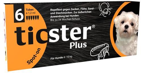 O'ZOO GmbH ticster® Plus Spot-on für Hunde 6X1,2 ml Lösung