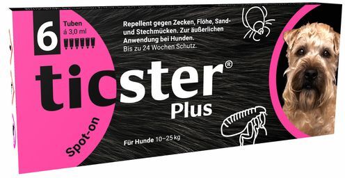 O'ZOO GmbH ticster® Plus Spot-on für Hunde 6X3 ml Lösung