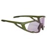 Alpina HAWKEYE Q-LITE V Unisex Gr.purple - Sportbrille - oliv-dunkelgrün