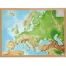 RELIEF EUROPA 1:8.000.000 MIT NATURHOLZRAHMEN -  Wandkarten und Poster