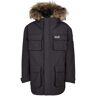 Jack Wolfskin GLACIER PEAK PARKA K Kinder Gr.128 - Winterjacke - schwarz grau