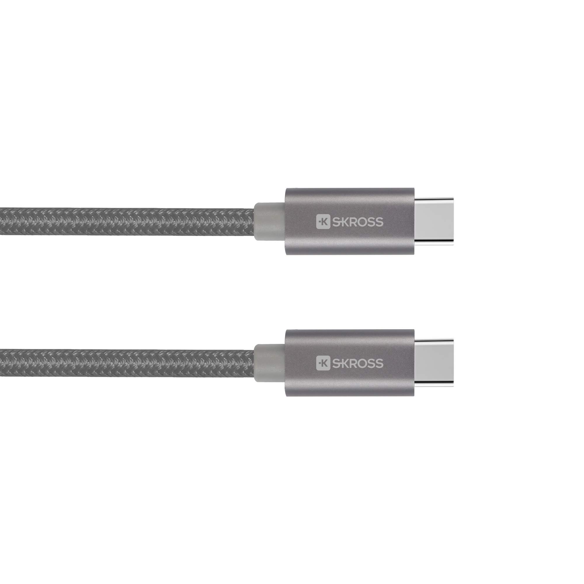 SKROSS USB C TO USB C CABLE - Ladekabel - grau