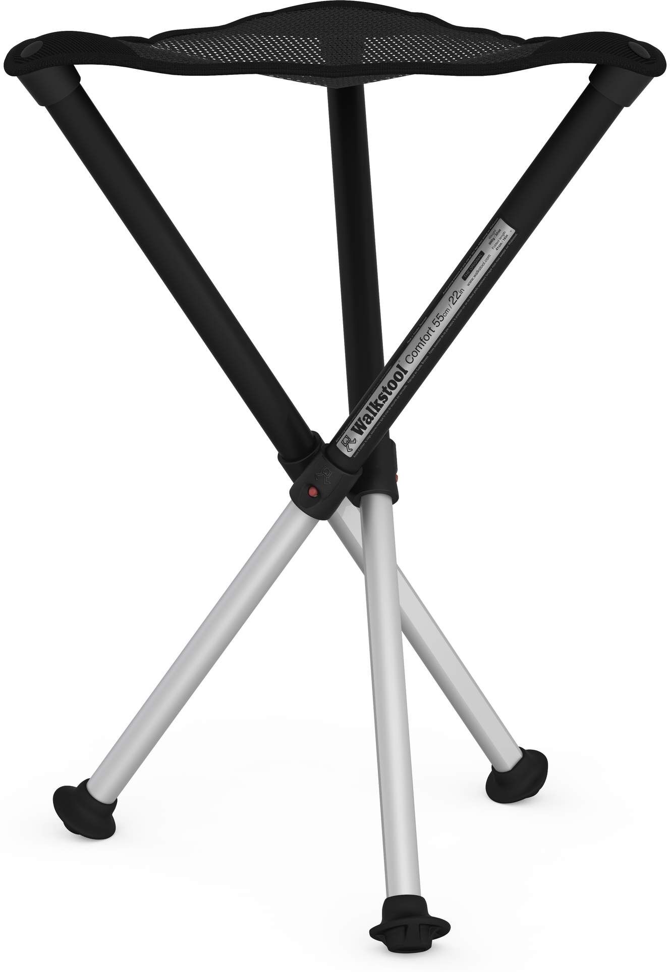 Walkstool COMFORT 55 - Klapphocker - weiß schwarz