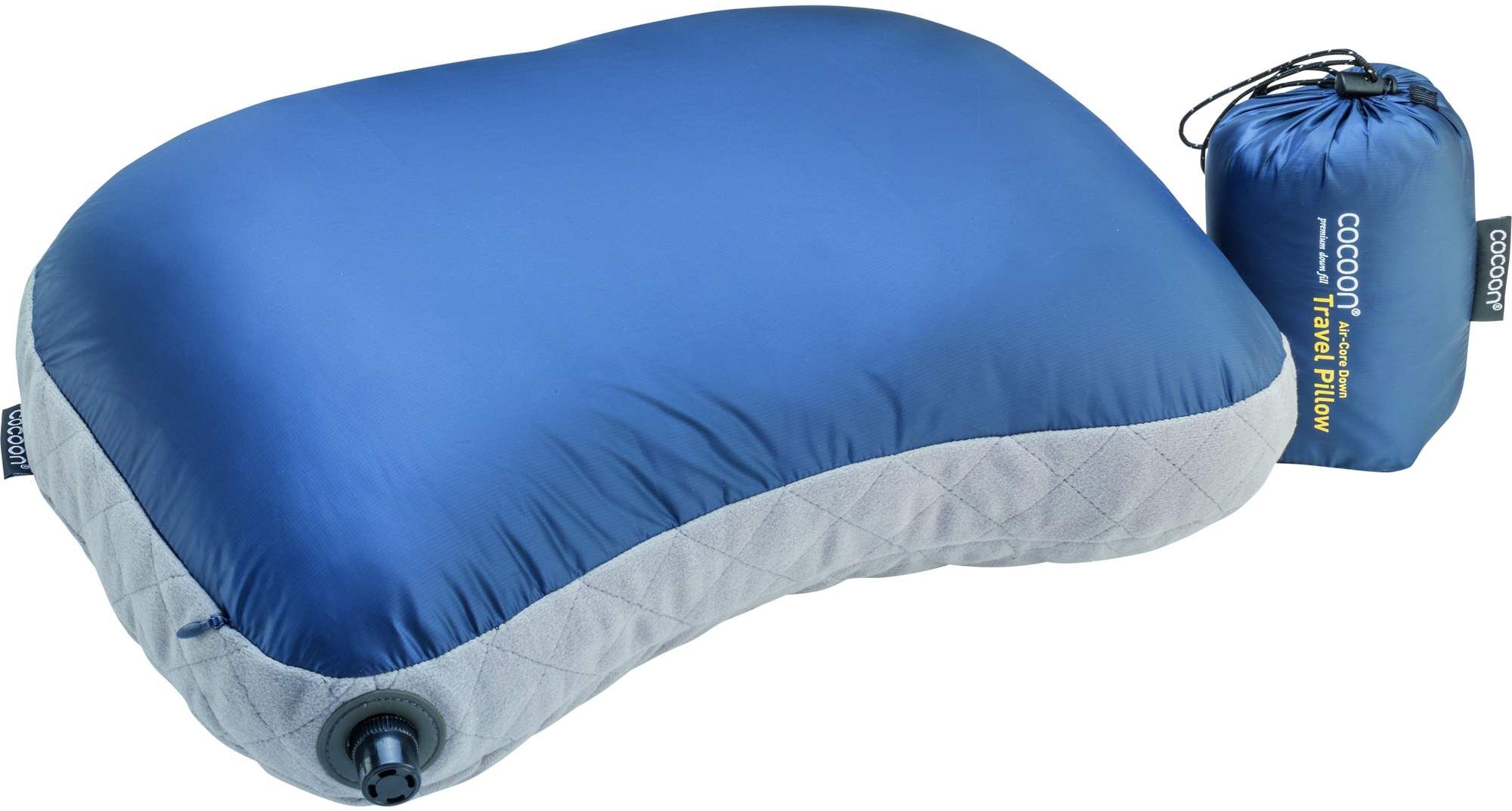 Cocoon AIR CORE DOWN PILLOW - Kissen - Gr. ONESIZE - blau grau / DARK INDIGO GREY - Kopfkissen - 100 % Polyester (Microfiber Shell) - 41 x 30 cm