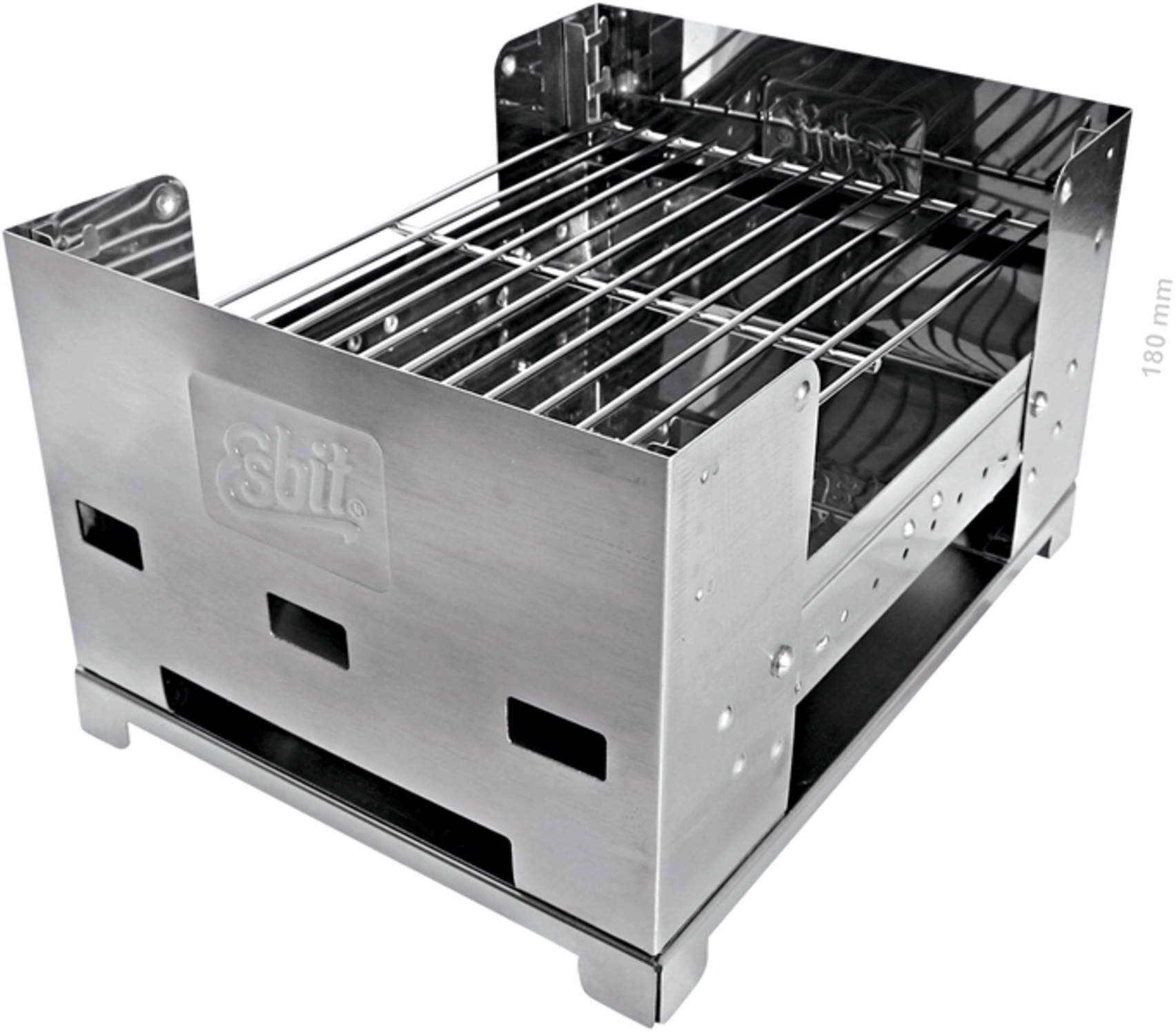 Esbit EDELSTAHL GRILL BBQ-BOX - Grill - grau Esbit EDELSTAHL GRILL BBQ-BOX - Grill - grau