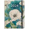 MATABOOKS - KALENDER SAMAYA 2024 FARBE: POPPY WHITE (DE/EN) - Taschenkalender Neu 2024