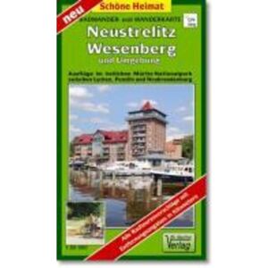 Neustrelitz, Wesenberg und Umgebung 1 : 50 000 Radwander- und Wanderkarte -  Wanderkarten und Winterkarten