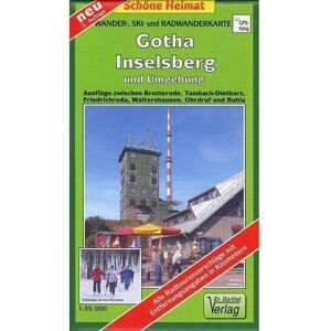 Gotha, Inselsberg und Umgebung 1 : 35 000 -  Wanderkarten und Winterkarten