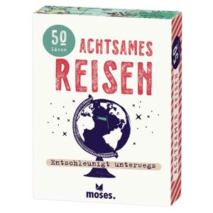 Moses Verlag FERNWEH ACHTSAMES REISEN Gr.ONESIZE - Reisespiel - weiß