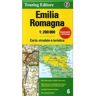 Emilia Romagna 1:200.000. Carta stradale e turistica -  Straßenkarten