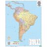Südamerika physisch-politisch 1 : 8 000 000. Plano -  Wandkarten und Poster
