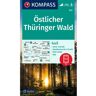 KOMPASS WANDERKARTE 813 ÖSTLICHER THÜRINGER WALD -  Wanderkarten und Winterkarten