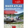 Reiseführer Deutschland - BIKER ATLAS DEUTSCHLAND 2024 - Neu 2024 Motorradführer Deutschland