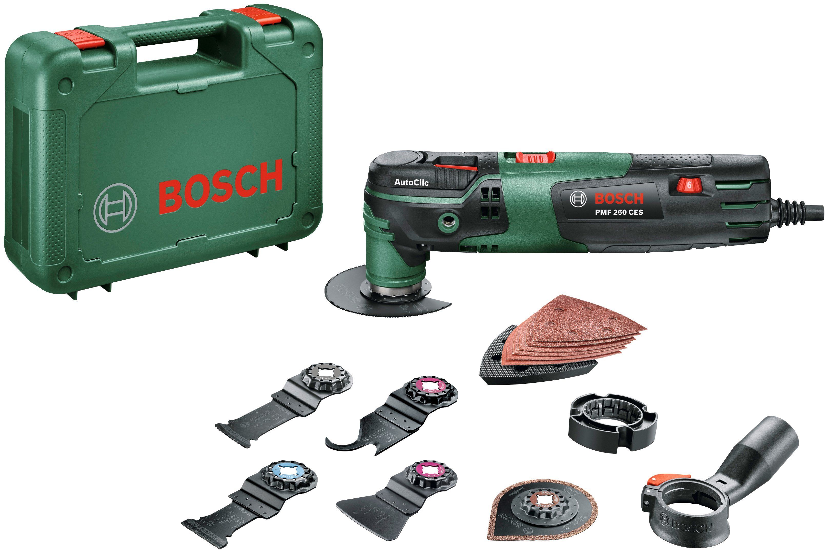 Bosch Multifunktionswerkzeug »PMF 250 CES «, grün