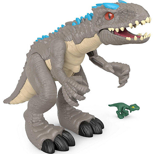 Mattel Imaginext Jurassic World Schleuderaction Indominus Rex-Dinosaurier