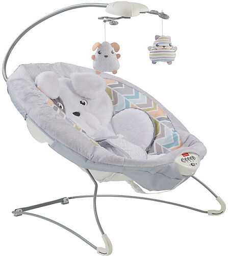 Mattel Fisher-Price Deluxe Babywippe im Hundebaby Design, moderne Baby-Ausstattung mehrfarbig