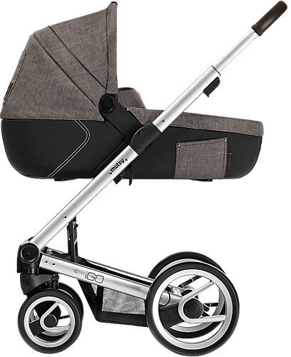 mutsy Kombi-Kinderwagen Igo farmer, earth, Gestell silver beige/braun