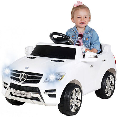 Actionbikes Motors Kinder Elektroauto Mercedes Benz ML350 Lizenziert weiß