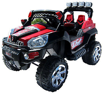 Actionbikes Motors Kinder Elektroauto Jeep 801 schwarz/rot