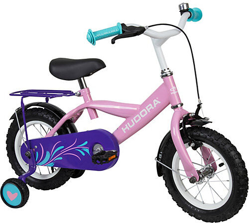 HUDORA Kinderfahrrad RS-4 2.0, 12 Zoll, rosa