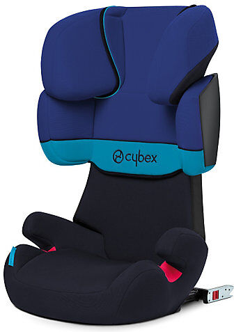 CYBEX Auto-Kindersitz Solution X-Fix, Silver-Line, Blue Moon blau