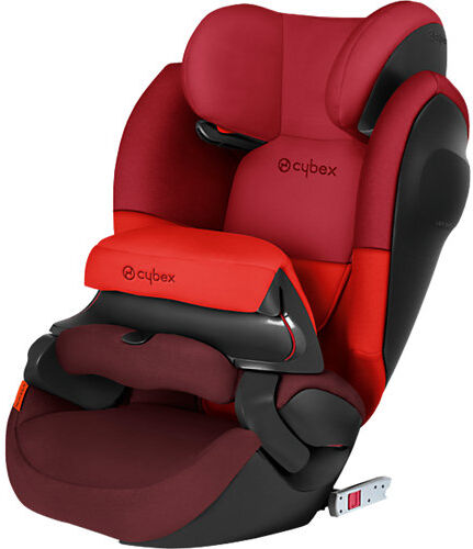 CYBEX Auto-Kindersitz Pallas M-Fix SL, Silver-Line, Rumba Red-Dark Red rot