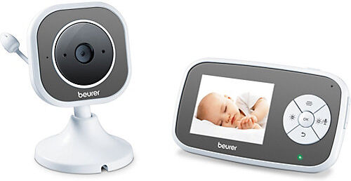 Beurer "2,8"" Video Babyphone BY 110 weiß/grau"