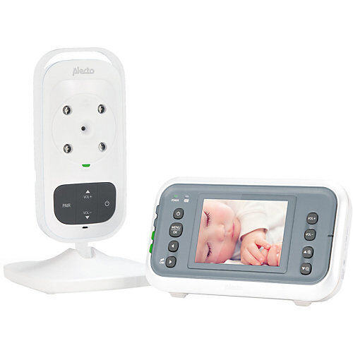 Alecto "Video-Babyphone mit 2.8""-Farbdisplay, weiß/anthrazit"