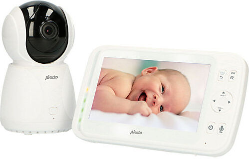 Alecto "Video-Babyphone mit 5"" Farbdisplay, weiß"