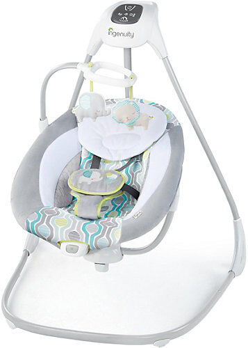 Ingenuity Schaukel SimpleComfort Cradling Swing™, Everston™, grau/weiß weiß/grau