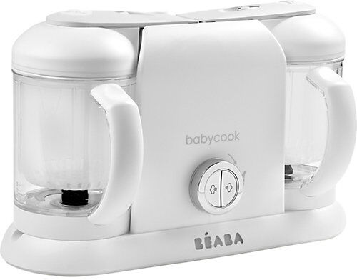 BÉABA Babykostzubereiter, Babycook® Duo, weiß/silber silber/weiß