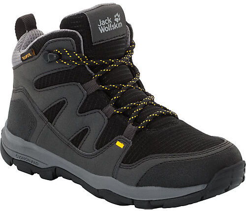 JACK WOLFSKIN Kinder Outdoorschuhe MTN ATTACK 3 TEXAPORE K schwarz/gelb