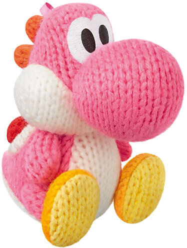 Nintendo amiibo Figur Woll-Yoshi (Pink/Wolly World))