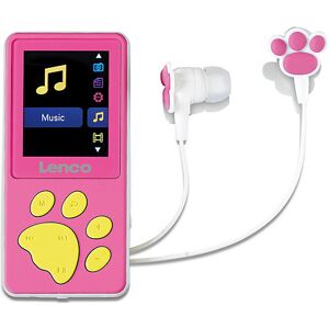 Lenco Xemio-560PK - Kinder-MP3/MP4-Player mit 8GB Speicher, Farbdisplay und integriertem Akku, pink