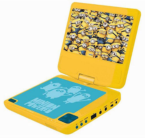 LEXIBOOK Minions tragbarer DVD-Player blau/gelb