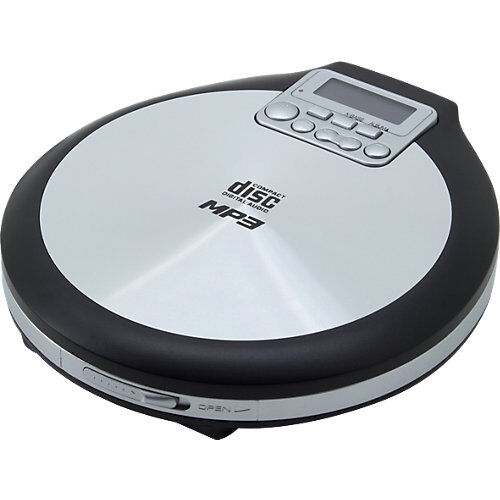 Soundmaster Tragbarer CD/MP3 Player, silber